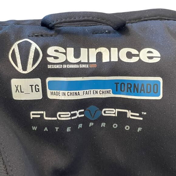 Sunice Black Tornado Flex Vent Waterproof Pants 29” Adjustable Waist Size XL - Picture 11 of 13